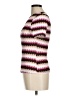 Shein Burgundy Short Sleeve Top Size 6 - photo 5