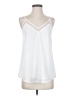 Lulus 100% Polyester White Sleeveless Blouse Size S - photo 1