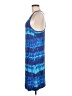 Dakini Tie-dye Blue Casual Dress Size M - photo 5