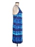 Dakini Tie-dye Blue Casual Dress Size M - photo 4