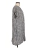Gap 100% Rayon Print Gray Casual Dress Size M - photo 4