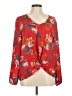 Ann Taylor LOFT 100% Rayon Red Long Sleeve Blouse Size M - photo 1