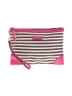 Henri Bendel Stripes Pink Ivory Wristlet One size - photo 1