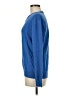 Old Navy 100% Cotton Solid Blue Pullover Sweater Size M - photo 5