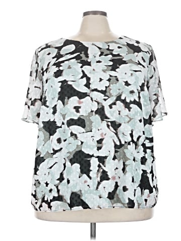 Kasper Short Sleeve Blouse (view 1)