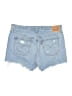Levi's 100% Cotton Blue Denim Shorts Size 33 waist - photo 2