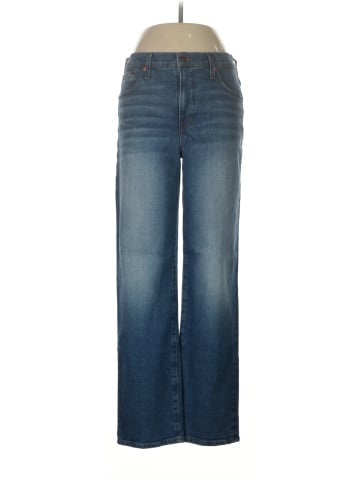 Madewell The Mid-Rise Perfect Vintage Straight Jean in Marchman Wash (view 1)