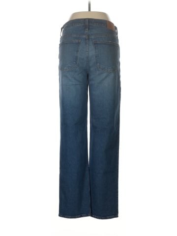 Madewell The Mid-Rise Perfect Vintage Straight Jean in Marchman Wash (view 2)