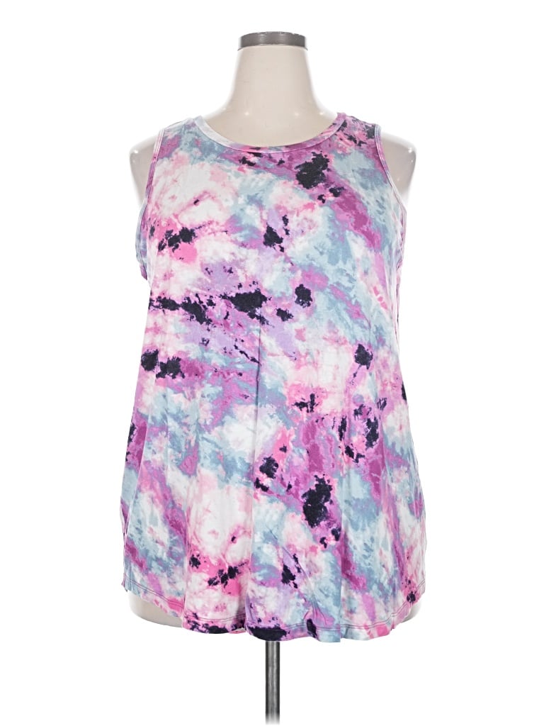 Pre-owned Livi Sleeveless Blouse In Purple
