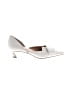 Steve Madden 100% Leather White Heels Size 8 1/2 - photo 1