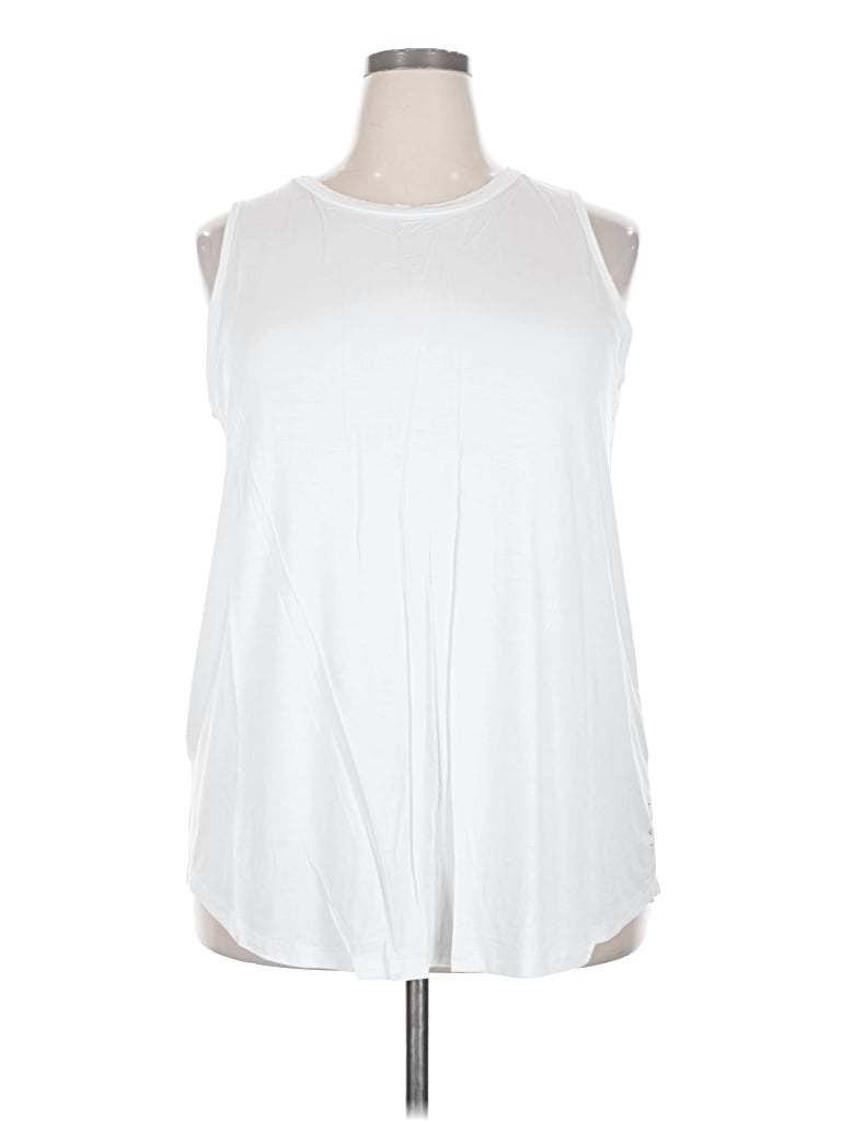 Pre-owned Livi Sleeveless T-shirt In White