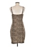Shein Animal Print Tan Cocktail Dress Size 8 - 10 - photo 2