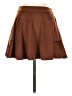 Cider Solid Brown Casual Skirt Size XS - photo 1