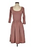 Anama Solid Brown Casual Dress Size XS - photo 1