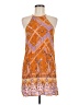 Shein Paisley Orange Casual Dress Size 4 - photo 1