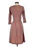 Anama Solid Brown Casual Dress Size XS - photo 2