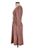 Anama Solid Brown Casual Dress Size XS - photo 5
