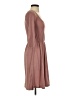 Anama Solid Brown Casual Dress Size XS - photo 4