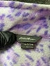 Eddie Bauer 100% Polyester Print Purple Track Jacket Size 7 - 8 - photo 4