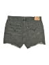 Levi's Gray Black Denim Shorts Size 29 waist - photo 2