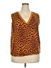 Worthington Orange Sleeveless Blouse Size XXL - photo 1