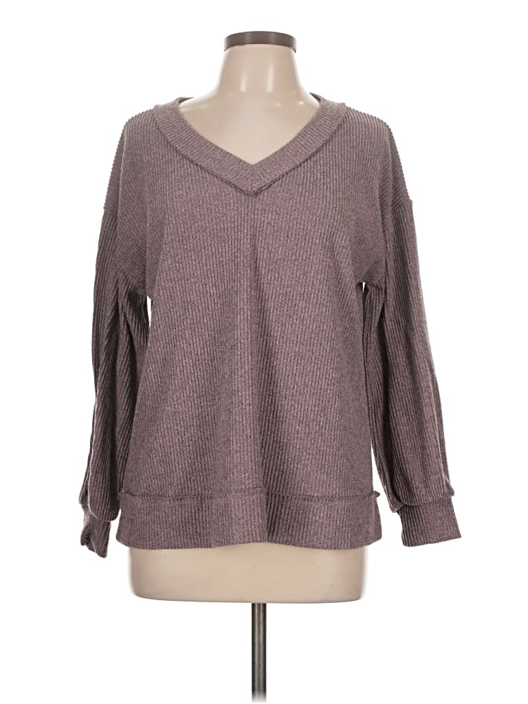 Pre-owned Andree By Unit Pullover Sweater In Gray