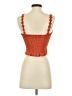 Shein 100% Polyester Orange Sleeveless Top Size 2 - photo 2