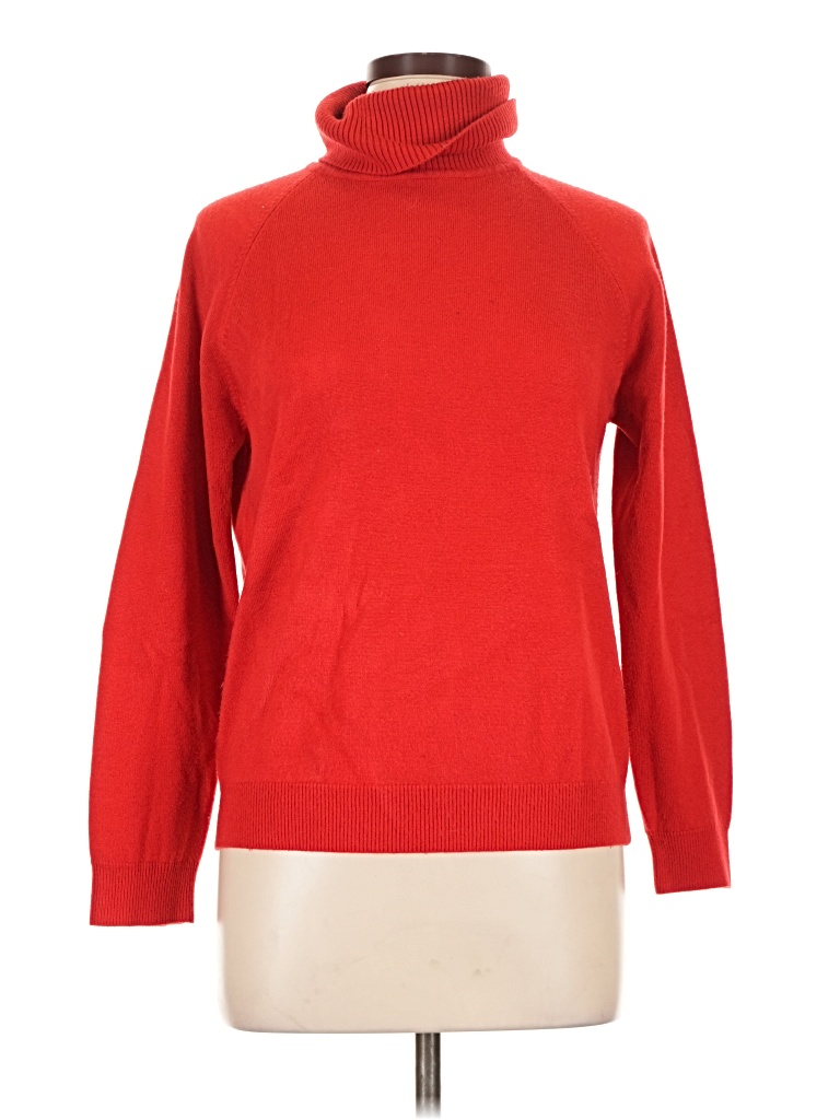 Pre-owned Draper's & Damon's Turtleneck Sweater In Red