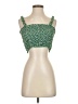 Shein 100% Polyester Green Sleeveless Top Size 4 - photo 1