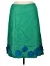 Boden Green Silk Skirt Size UK 10 / US 6 - photo 1