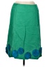 Boden Green Silk Skirt Size UK 10 / US 6 - photo 2