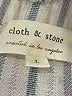 Cloth & Stone Stripes Tan Jumpsuit Size L - photo 4