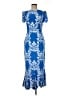 Rhode 100% Viscose Blue Casual Dress Size 6 - photo 1