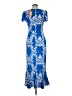 Rhode 100% Viscose Blue Casual Dress Size 6 - photo 2