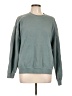 Obsessive Love Solid Teal Sweatshirt Size L - photo 1