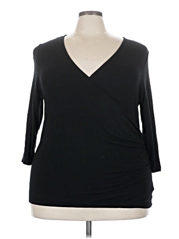 Lauren by Ralph Lauren 3/4 Sleeve Top (view 1)