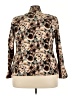 Notations Print Brown Jacket Size 3X - photo 2