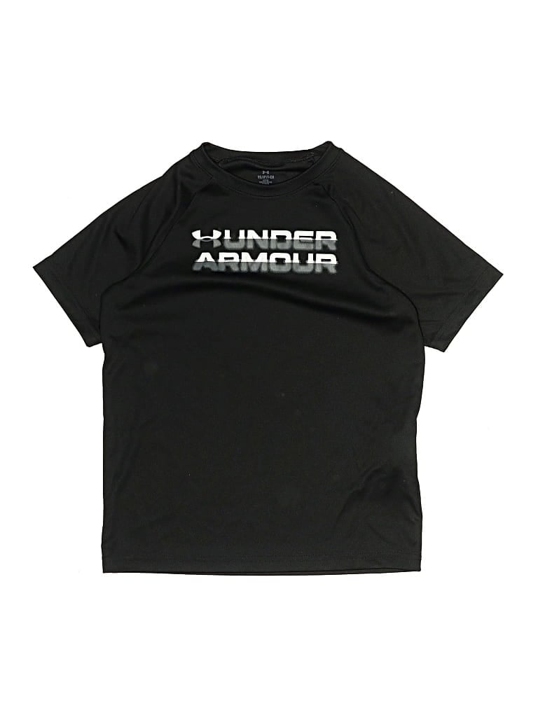 Pre-owned Under Armour Kids' Active T-shirt In Black