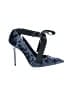 Zara Blue Ivory Heels Size EU 38 - photo 1