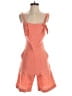 Seen Worn Kept 100% Baumwolle Checkered-gingham Orange Romper Size XS - photo 1