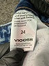 Vigoss Hearts Blue Jeans Size 24 waist - photo 8