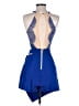 Three Floor Blue Cocktail Dress Size 6 - photo 2