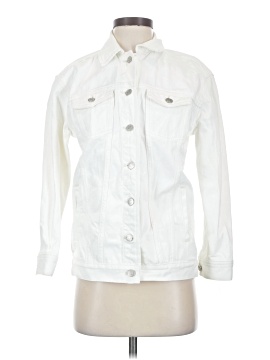 Madewell The Oversized Jean Jacket in Tile White (view 1)