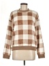 Eddie Bauer 100% Polyester Checkered-gingham Brown Pullover Sweater Size M - photo 1