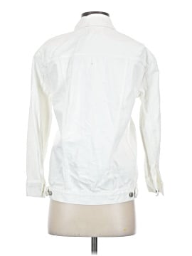 Madewell The Oversized Jean Jacket in Tile White (view 2)