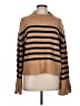 J.Crew Stripes Tan Turtleneck Sweater Size L - photo 1