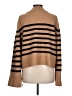 J.Crew Stripes Tan Turtleneck Sweater Size L - photo 2