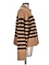 J.Crew Stripes Tan Turtleneck Sweater Size L - photo 4