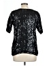 Unbranded Metallic Black Short Sleeve T-Shirt Size L - photo 2