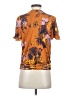 Tiny 100% Rayon Orange Short Sleeve Blouse Size S - photo 2